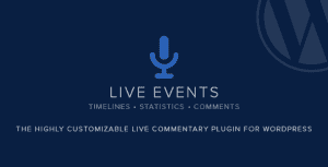Live Events – Live Blogging Plugin for WordPress