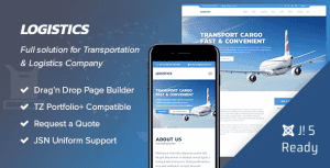 Logistics – Transportation Joomla 5 Template