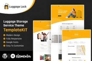 Luggage Lock – Elementor Template Kit