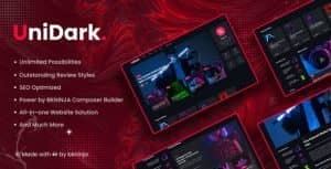 UniDark – Magazine News WordPress Theme