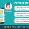 Private Messaging add-on for service finder theme