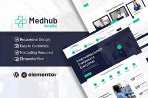 MedHub – Hospital & Medical Elementor Template Kit