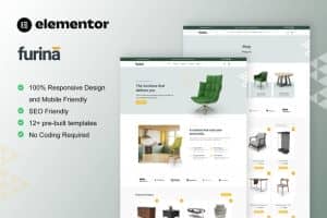 Furina – Furniture Shop WooCommerce Elementor Pro Template Kit