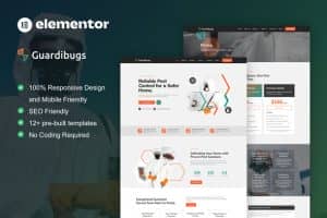 Guardibugs – Pest Control Service Elementor Pro Template Kit