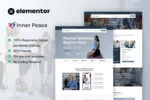 InnerPeace – Mental Health Care Elementor Template Kit