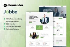 Jobbe – Job Listing & Recruitment Agency Elementor Template Kit