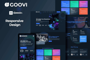 Goovi – Creative Agency & Digital Marketing Elementor Template Kits
