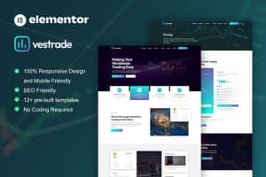Vestrade – Trading & Investment Elementor Template Kit