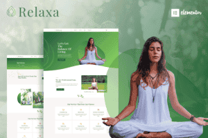 Relaxa – Yoga Teacher & Studio Elementor Template Kit