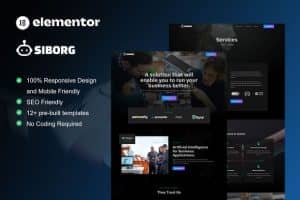 Siborg – Robotics & Technology Elementor Template Kit