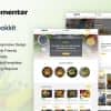 Cookkit – Food Recipe & Nutrition Service Elementor Pro Template Kit