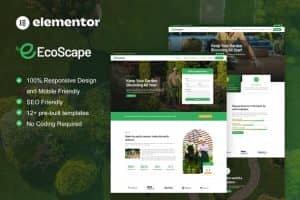 EcoScape – Gardening & Landscape Elementor Pro Template Kit