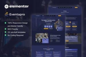 Eventapro – Event & Conference Elementor Pro Template Kit