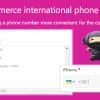 WooCommerce international phone input