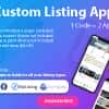 Custom Listing App – Directory Android and iOS mobile app with Ionic 5 for MyListing ListingPro