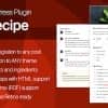 Ultimate Post Recipe – Responsive WordPress Posts Cooking Recipes plugin
