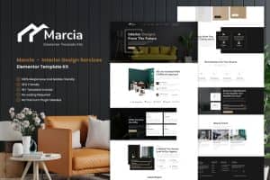 Marcia – Interior Design Services Elementor Template Kit