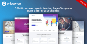 Masnoo – Multi-Purpose Template with Unbounce Page Builder