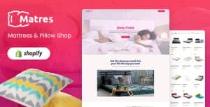 Matres – Responsive One, Single Product Shopify Theme