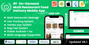 food delivery – Multiple Restaurants food Delivery Flutter App Mealup