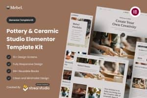 Mebel – Pottery & Ceramic Studio Elementor Template Kit