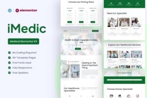 Medicly – Medical Elementor Pro Template Kit