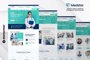 Medstar – Health Care & Medical Elementor Template Kit