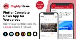 Mighty News – Flutter News App with WordPress backend