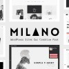 Milano | Creative Minimal Portfolio & Photography WordPress Theme