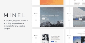 Minel – Responsive Minimal Site Template