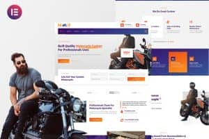 Modif – Custom Motorcycle Elementor Template Kit