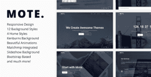 Mote – Versatile Coming Soon Template