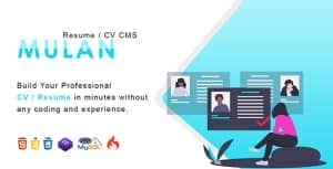 Mulan – Resume / CV CMS