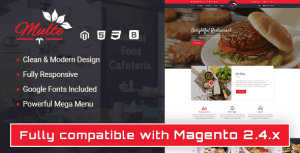 Multe – Responsive Magento 2 Restaurant Theme