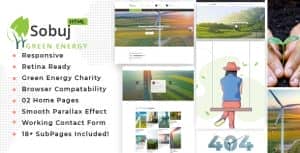 Sobuj – Renewable Energy & Ecology Friendly Industrial Template