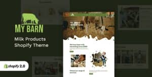Mybarn – Organic Food, Milk Store Shopify Theme