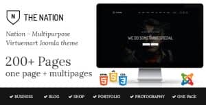 Nation – Multipurpose Virtuemart Joomla Template