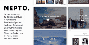 Nepto – Responsive Coming Soon Template