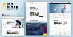 Bigger – Construction WordPress Theme