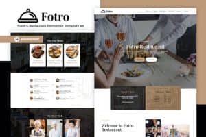 Fotro – Food & Restaurant Elementor Template Kit