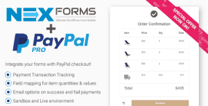 PayPal Pro for NEX-Forms