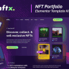 NFTx – NFT Portfolio Elementor Template Kit
