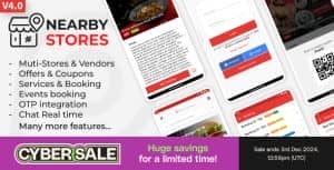 NearbyStores iOS – Offers & Coupons, Events, Restaurant, Services & Booking 4.0