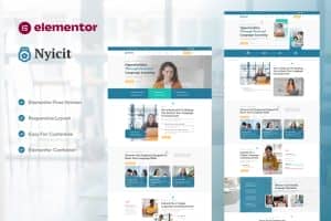 Nyicit – Language Course & Learning Center Elementor Template kit