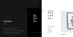 Ocularus – Minimal Photography Html Template