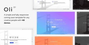 Oli – Responsive Coming Soon Template
