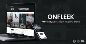Onfleek – AMP Ready and Responsive Magazine Theme