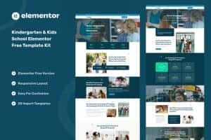 Parees – Kindergarten & Kids School Elementor Template Kit