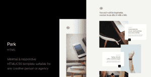 Park – Creative Portfolio HTML Template