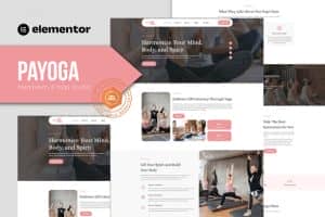 Payoga – Meditation & Yoga Studio Elementor Template Kit